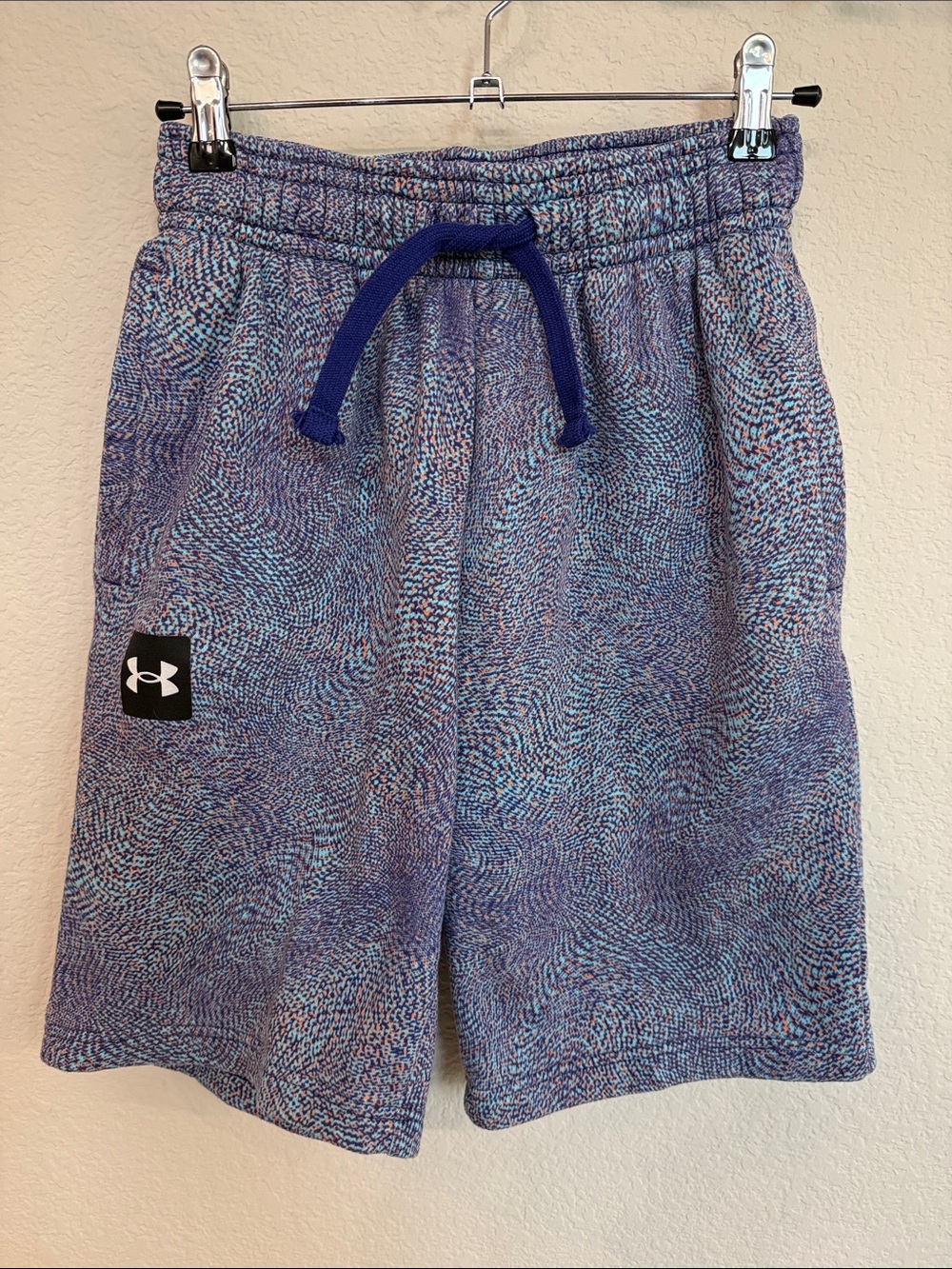 Under Armour Blue-Purple Geometric Performance Shorts
